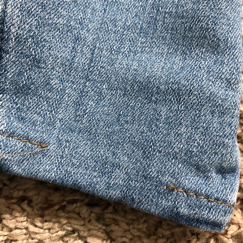 Free People Button Fly Skinny Jeans - Picture 7 of 8